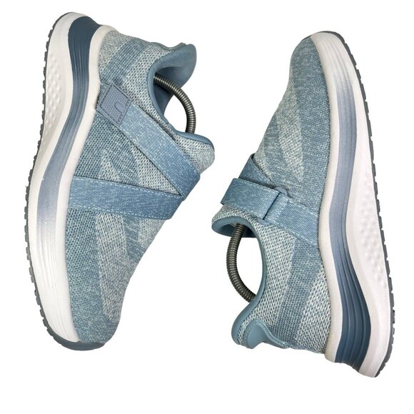 Orthofeet Shoes Womens sz9 X-Wide Naya Blue SlipOn Sneakers Hands Free Orthotic - Picture 4 of 8